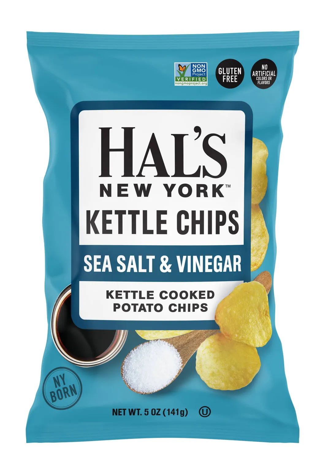 Hal's New York Kettle Cooked Potato Chips, 5oz variant