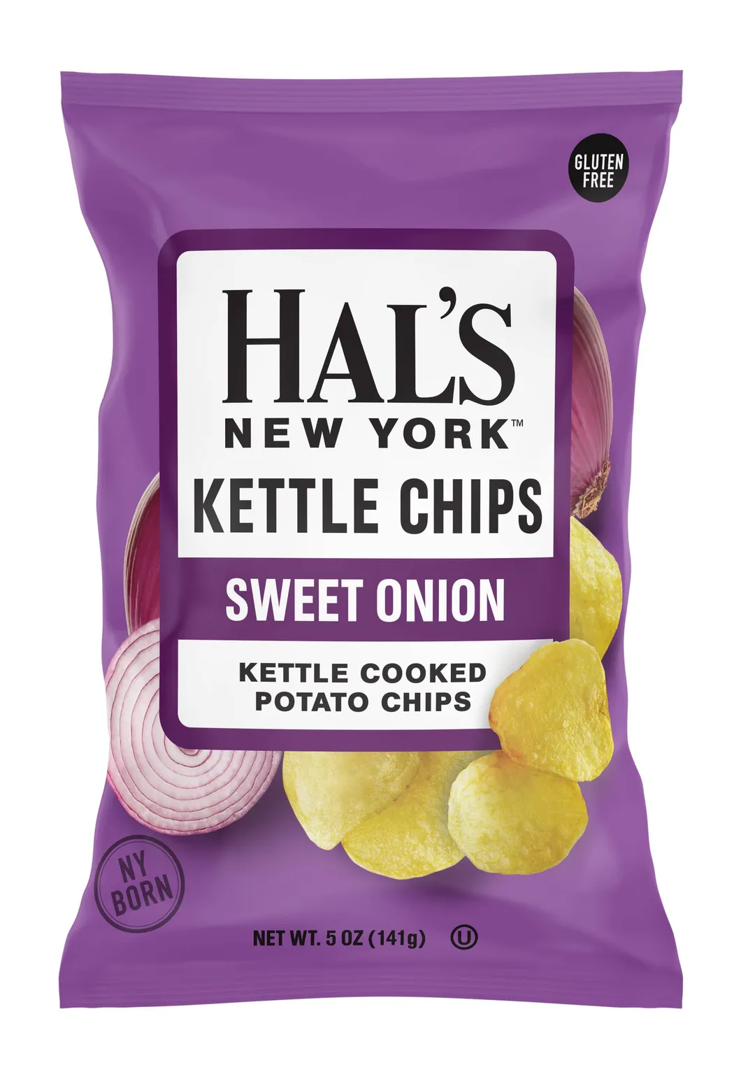 Hal's New York Kettle Cooked Potato Chips, 5oz variant