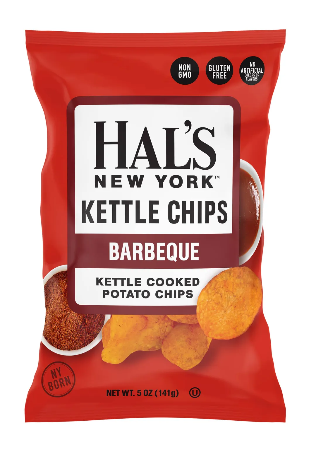 Hal's New York Kettle Cooked Potato Chips, 5oz variant