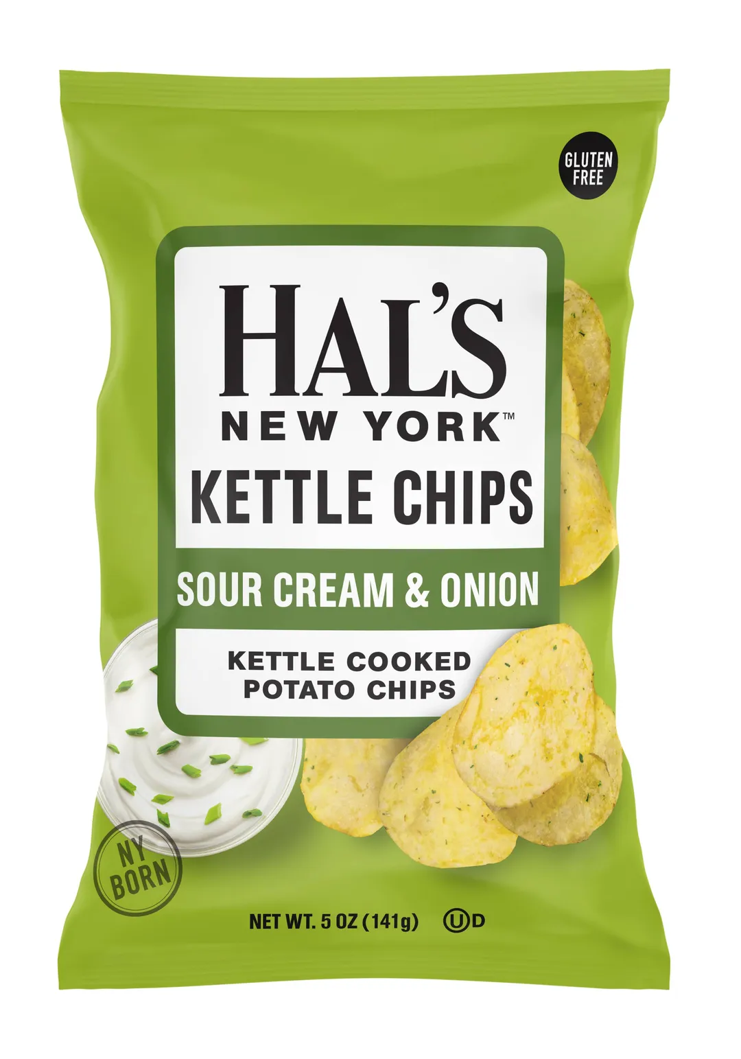 Hal's New York Kettle Cooked Potato Chips, 5oz variant
