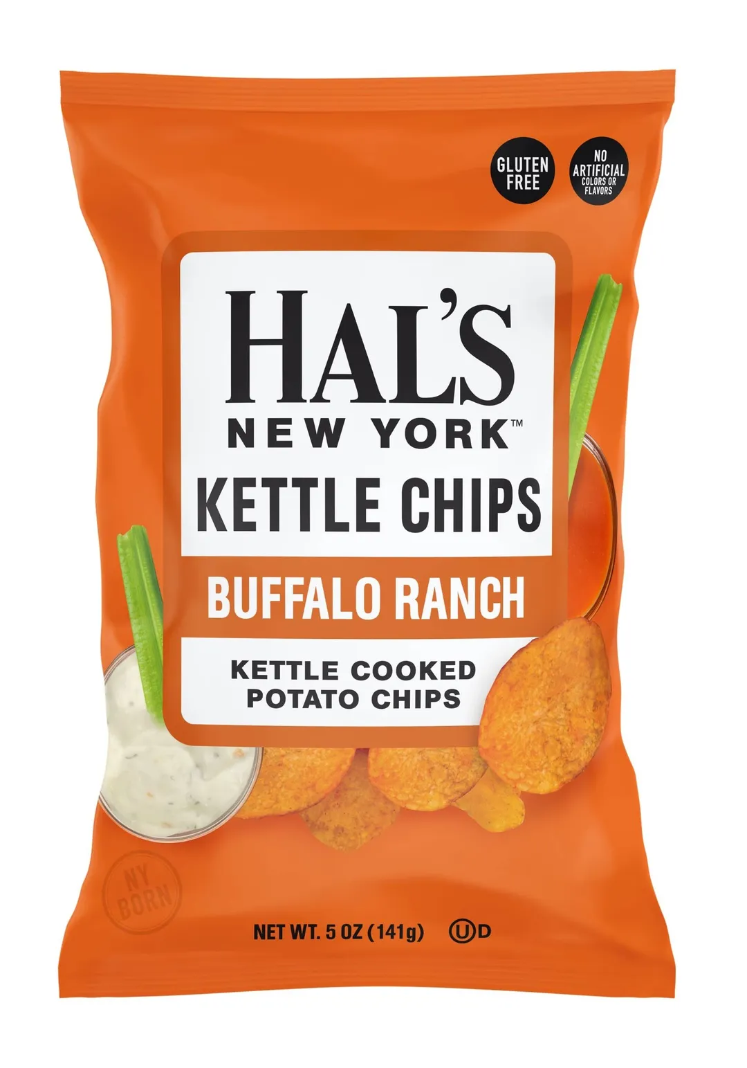 Hal's New York Kettle Cooked Potato Chips, 5oz variant