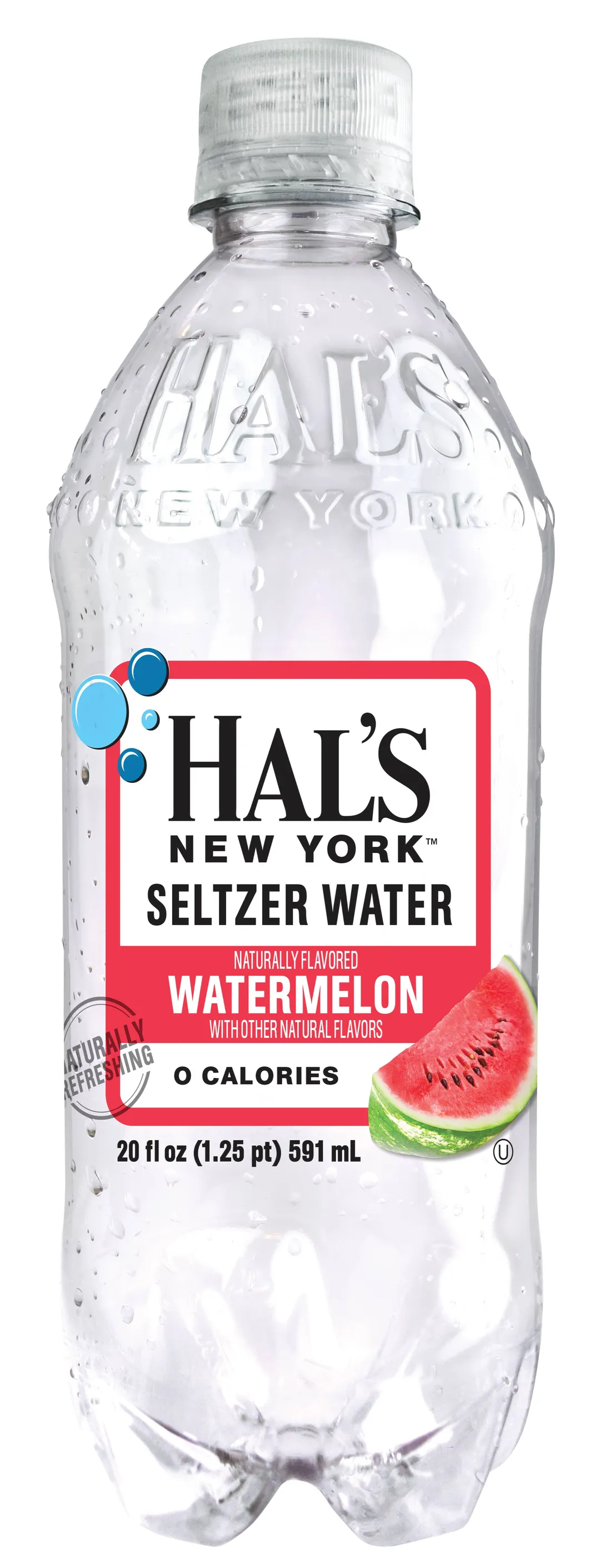 Hal's New York Seltzer Water, 20oz variant