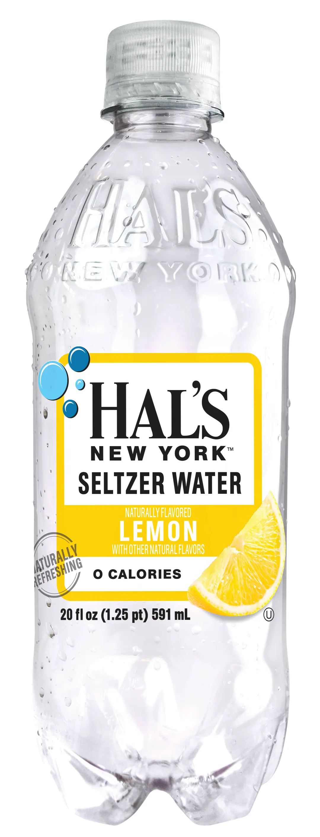 Hal's New York Seltzer Water, 20oz variant