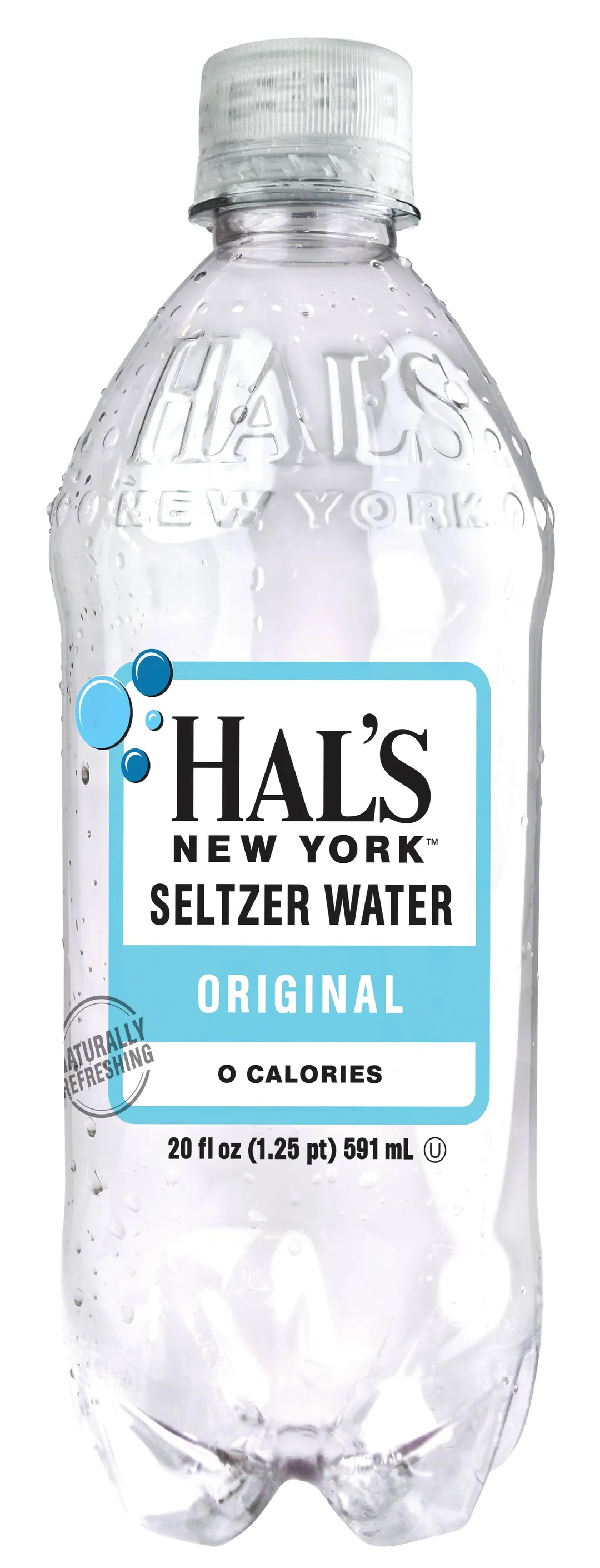 Hal's New York Seltzer Water, 20oz variant