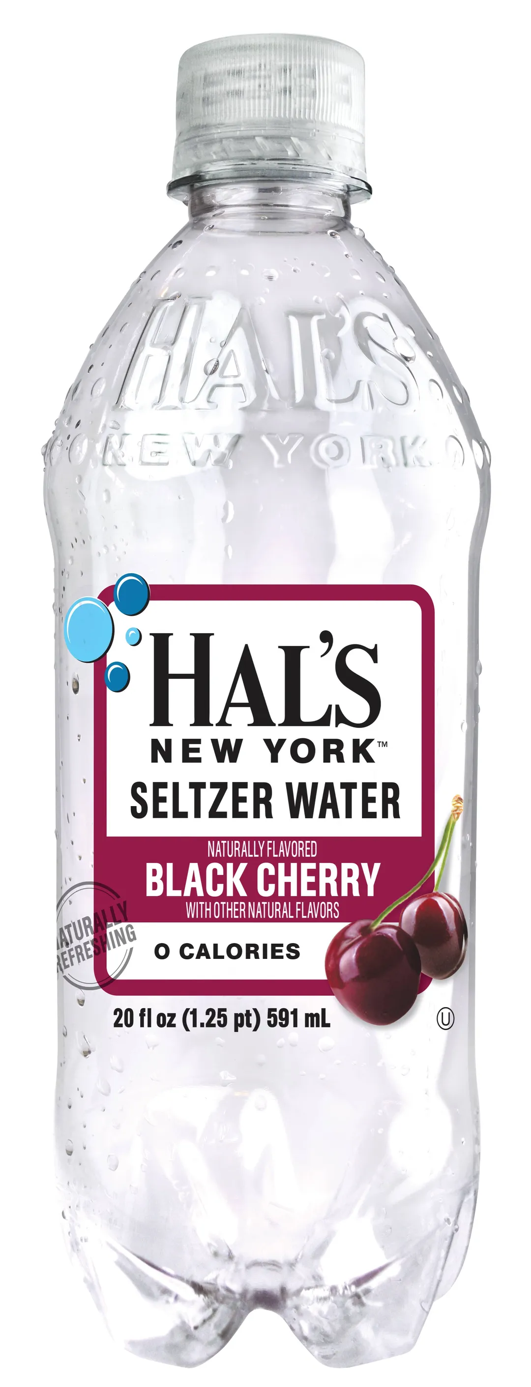 Hal's New York Seltzer Water, 20oz variant