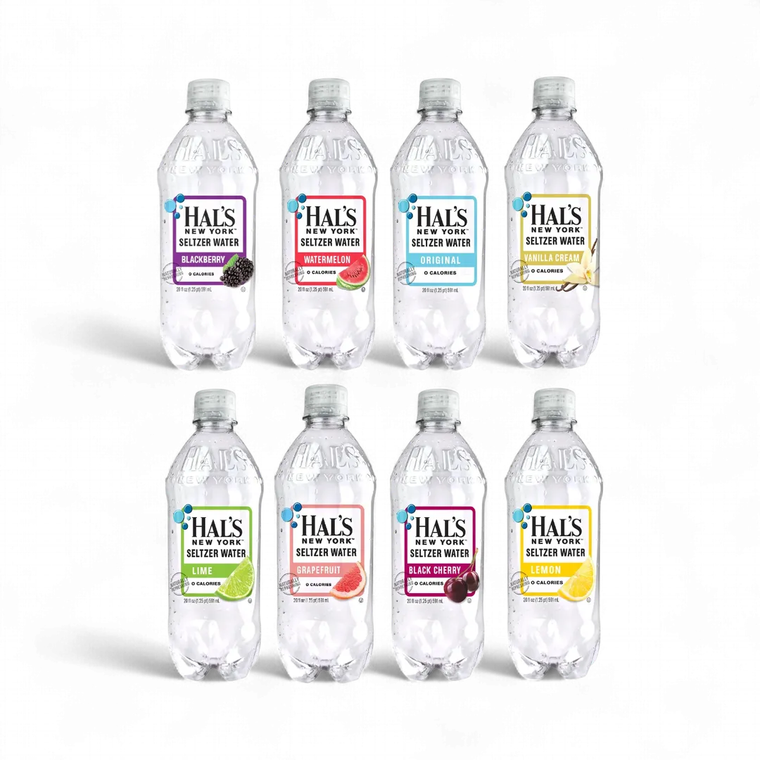 Hal's New York Seltzer Water, 20oz