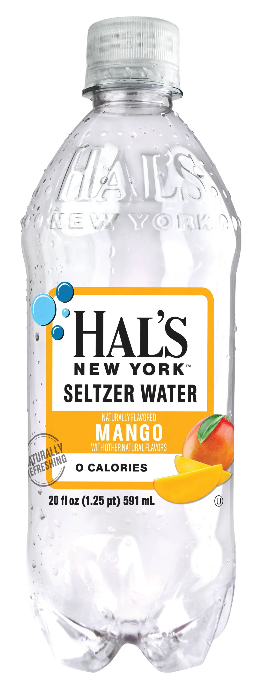 Hal's New York Seltzer Water, 20oz variant