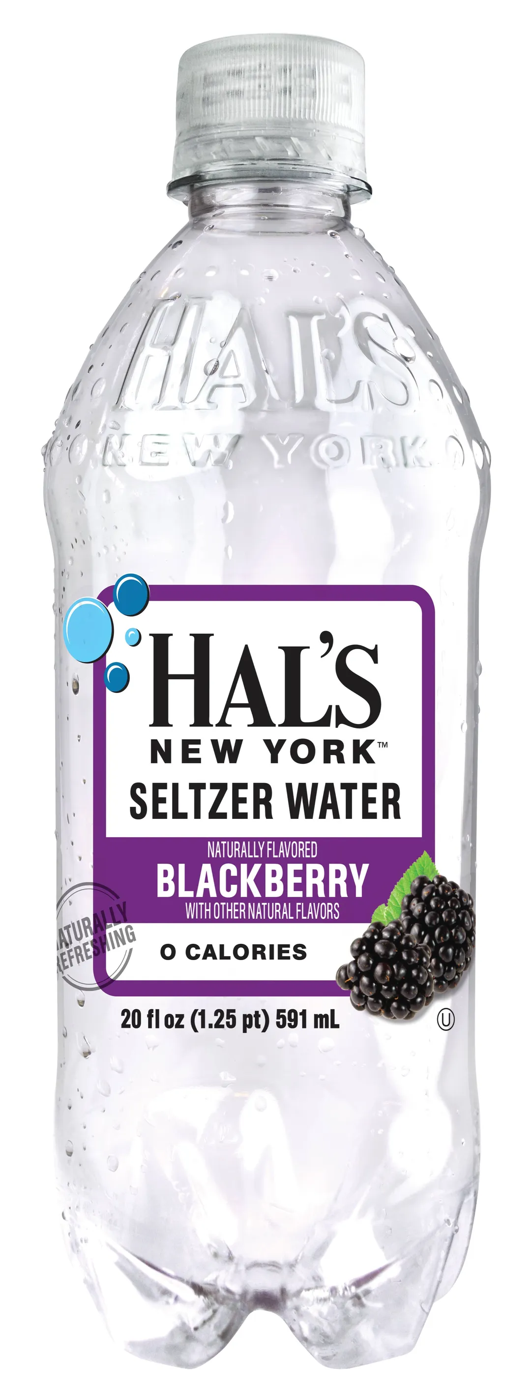 Hal's New York Seltzer Water, 20oz variant