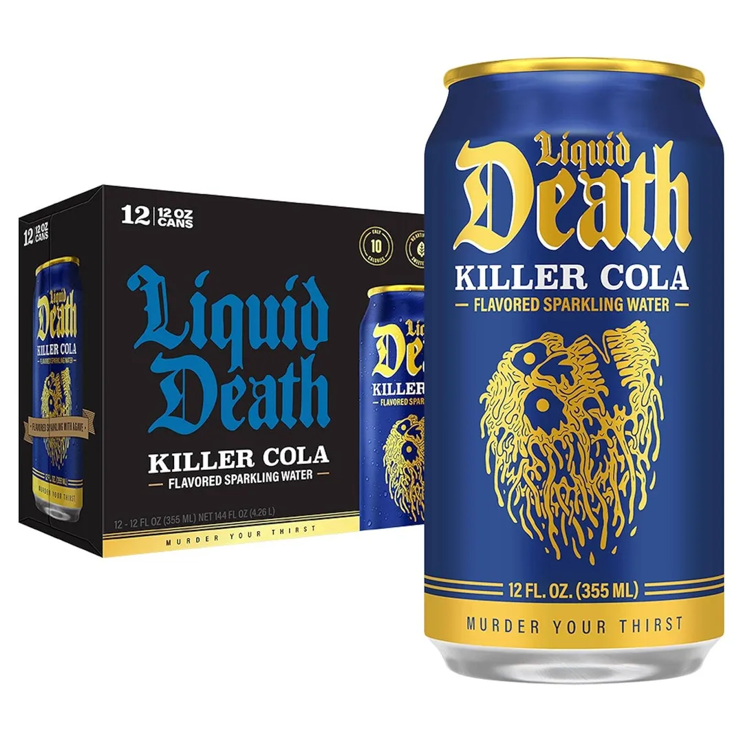 Liquid Death Soda-Flavored Sparkling Water, 12oz variant