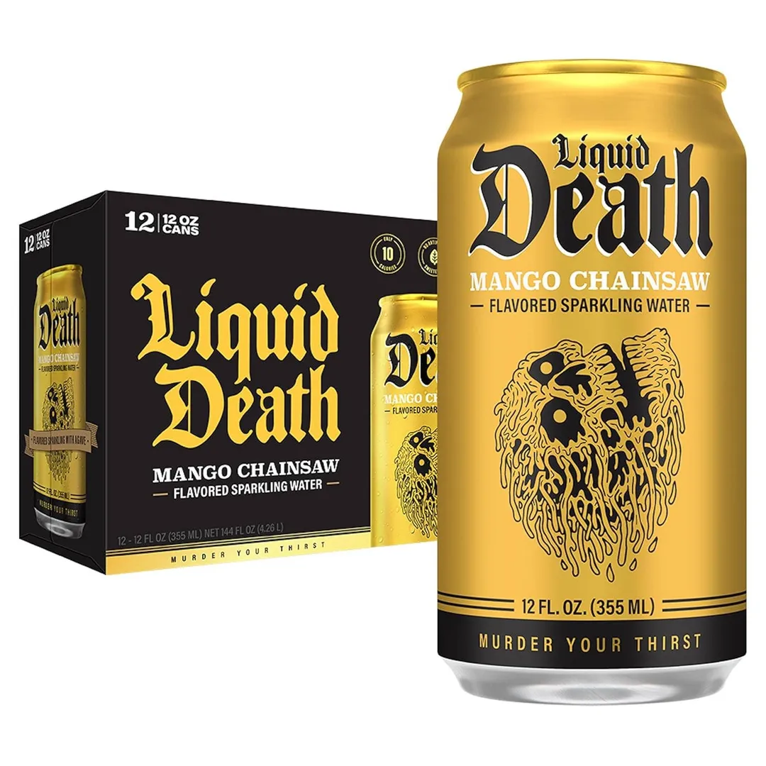 Liquid Death Soda-Flavored Sparkling Water, 12oz variant