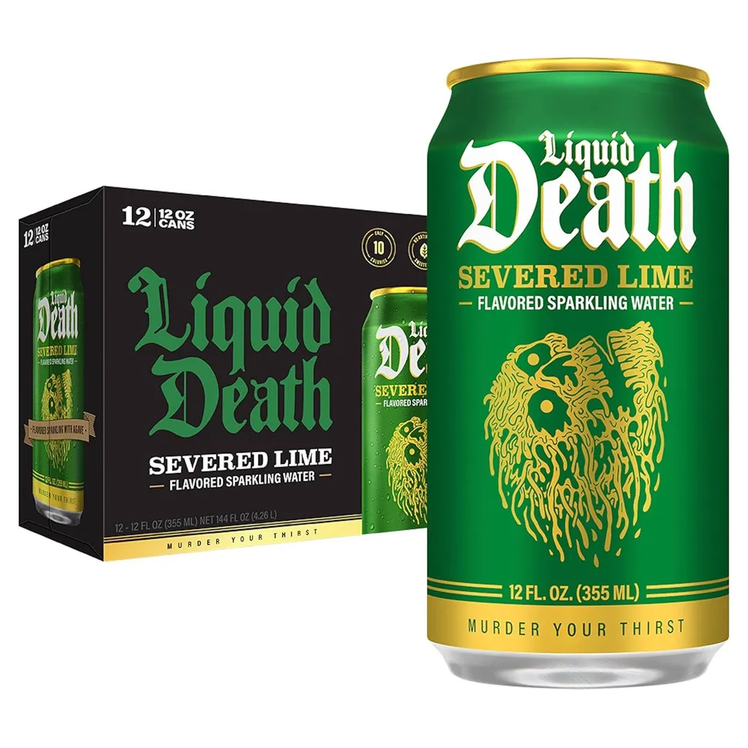 Liquid Death Soda-Flavored Sparkling Water, 12oz variant