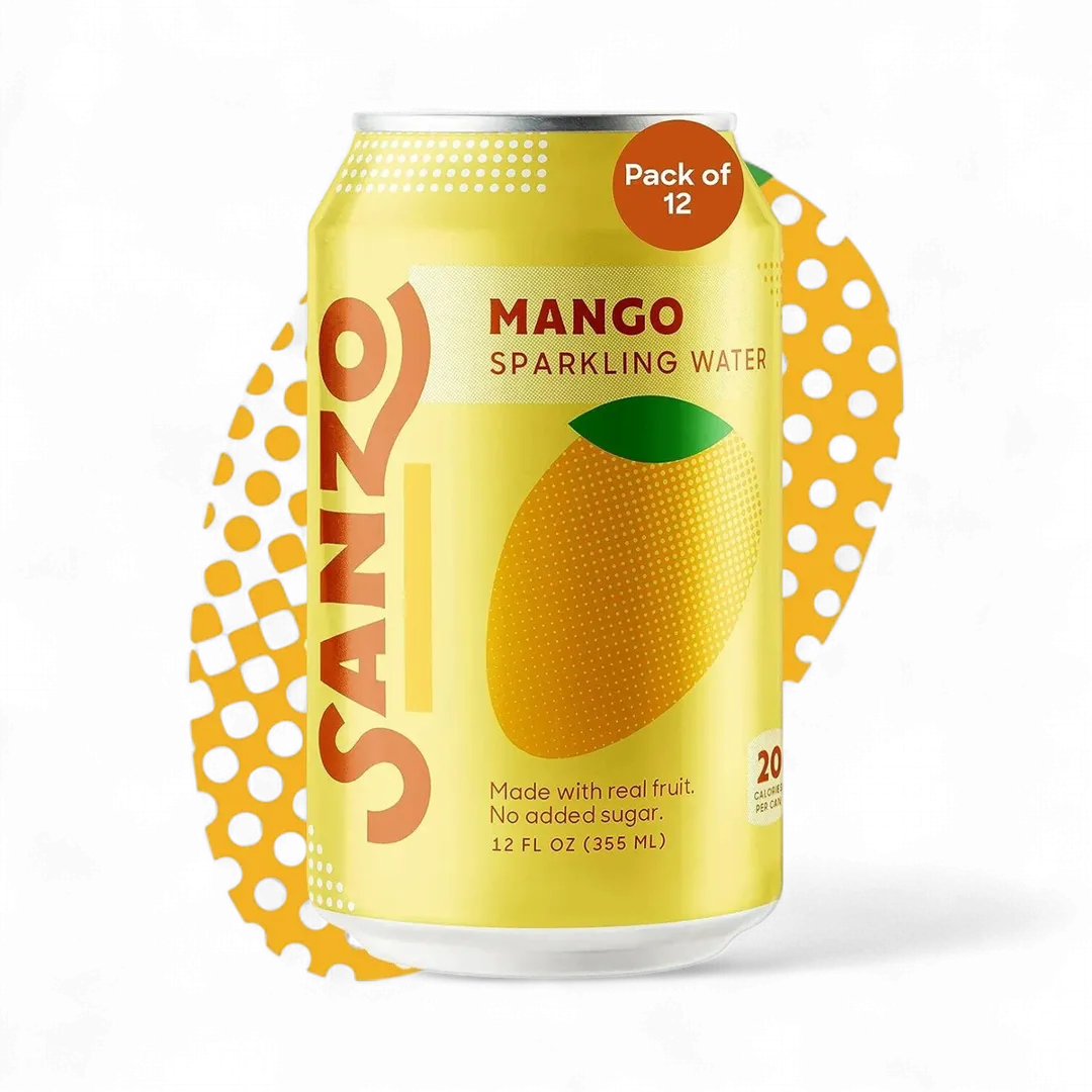 Sanzo Flavored Sparkling Water, 12oz 