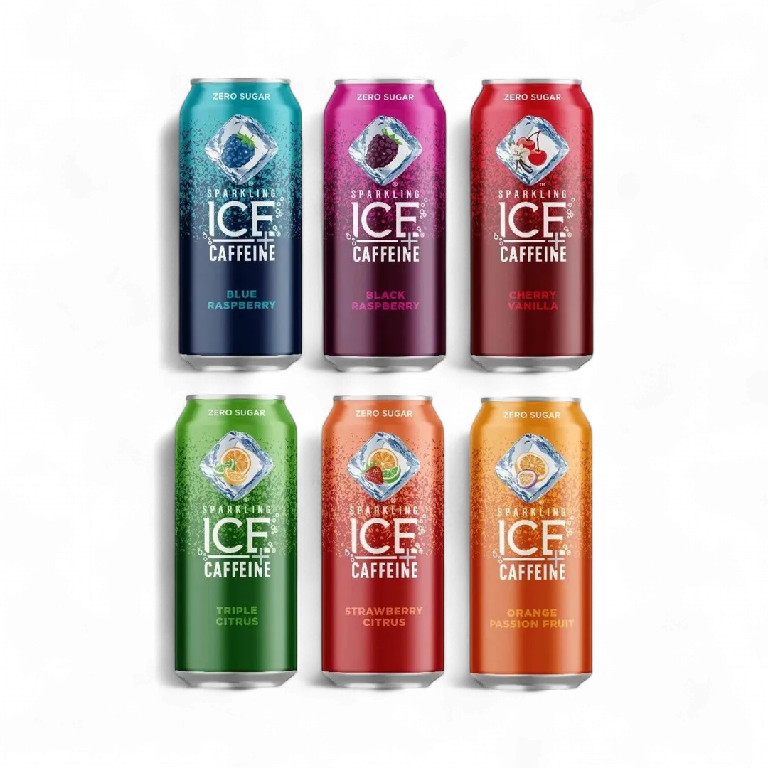 Sparkling Ice + Caffeine Sparkling Water, 16 oz