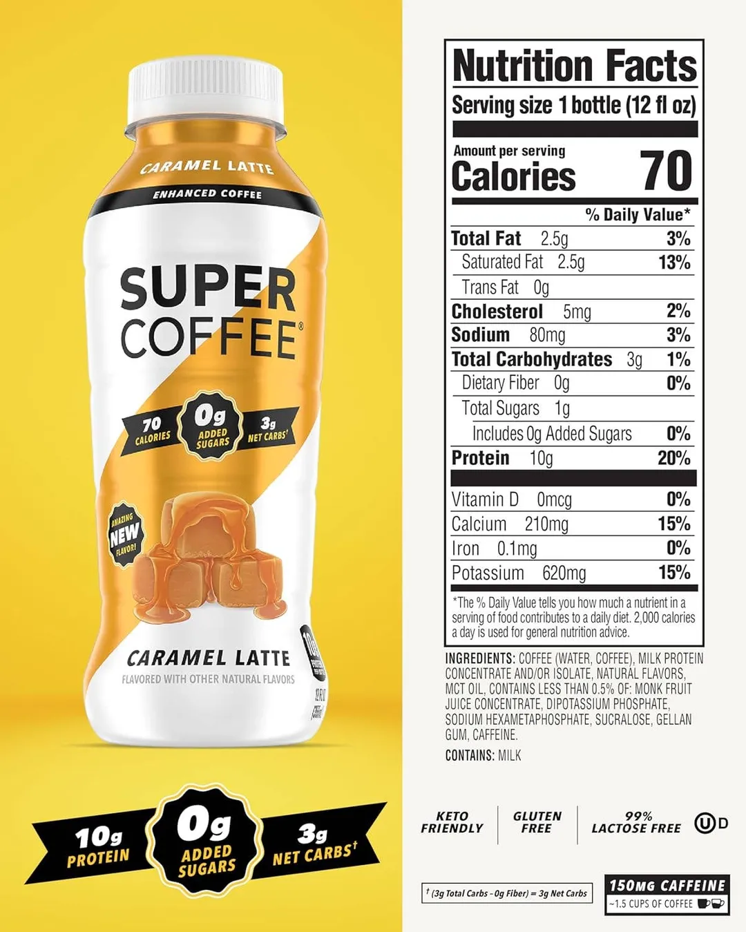 Super Coffee Enhanced Drink, 12oz