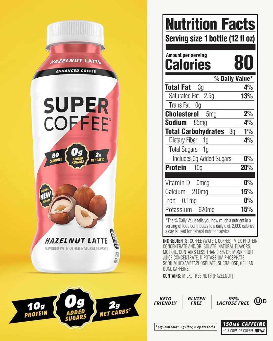 Super Coffee Enhanced Drink, 12oz