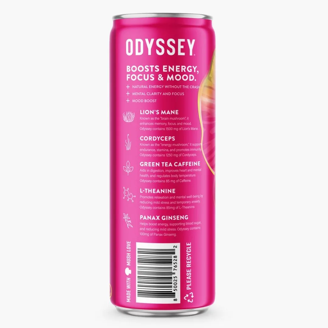 Dragon Fruit Lemonade 85mg Sparkling Mushroom Energy
