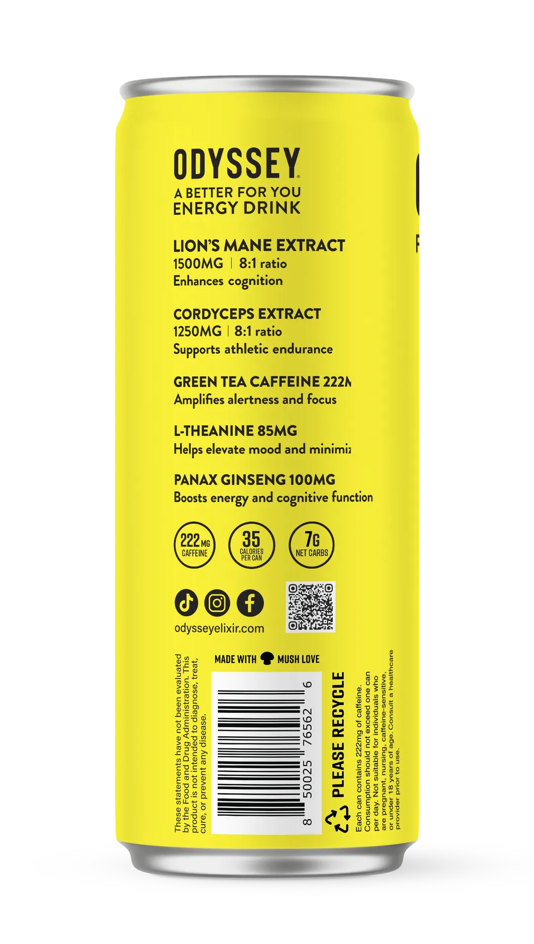 Pineapple Mango - Odyssey Functional Energy (222mg)