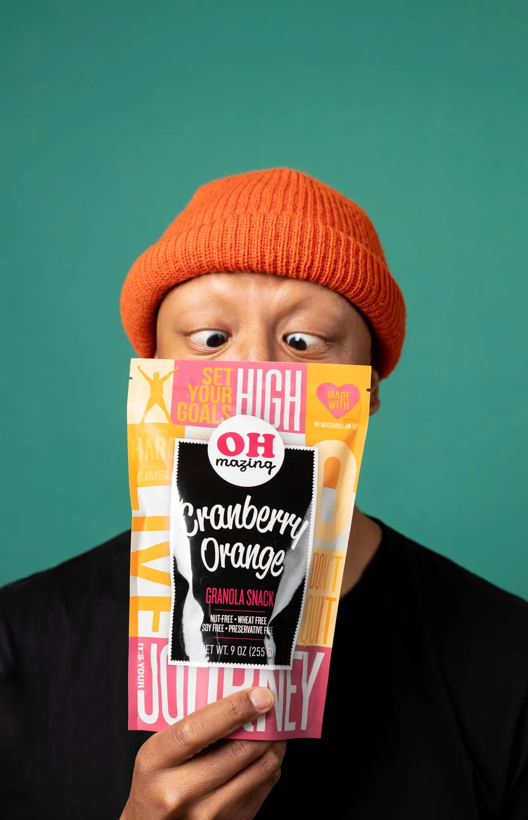 9oz Cranberry Orange Granola Snack, Nut-free