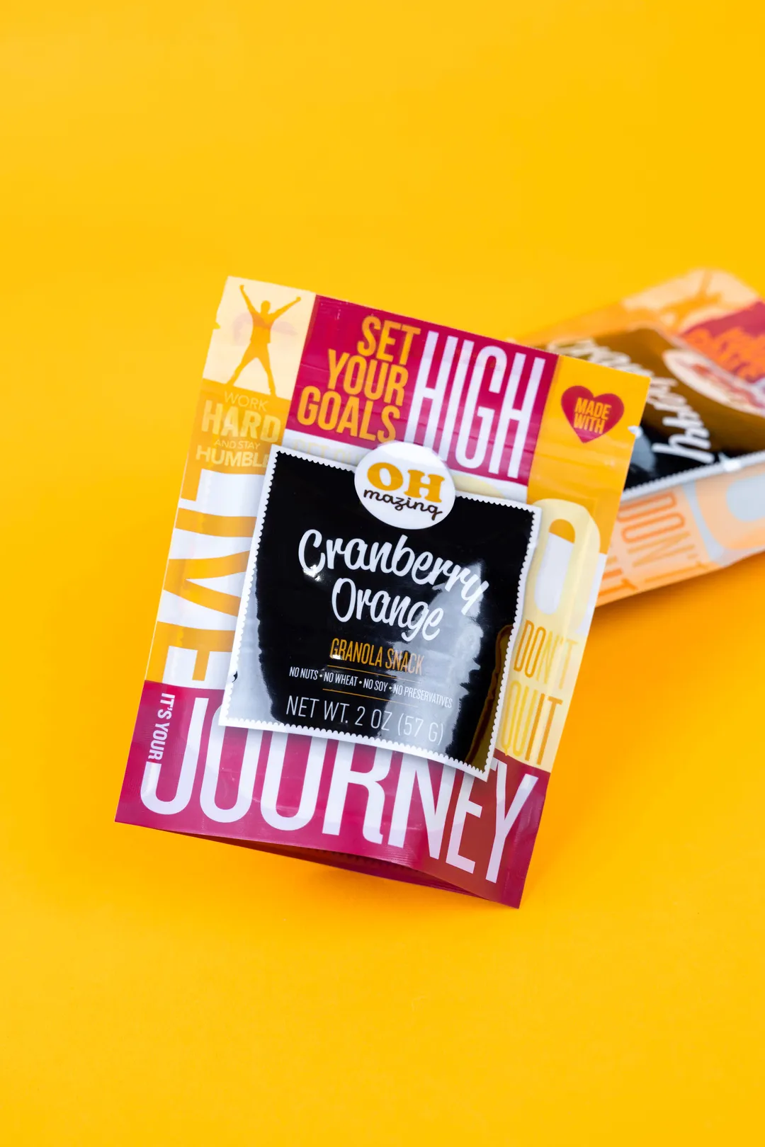 2oz Cranberry Orange Granola Snack, Gluten-free, Nut-free