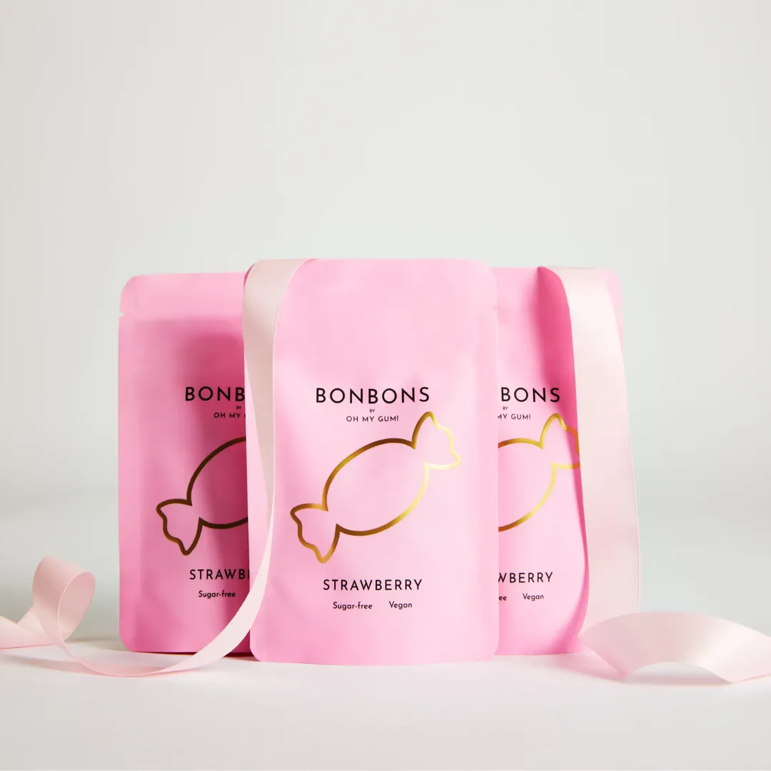 Strawberry Bonbons by OH MY GUM!