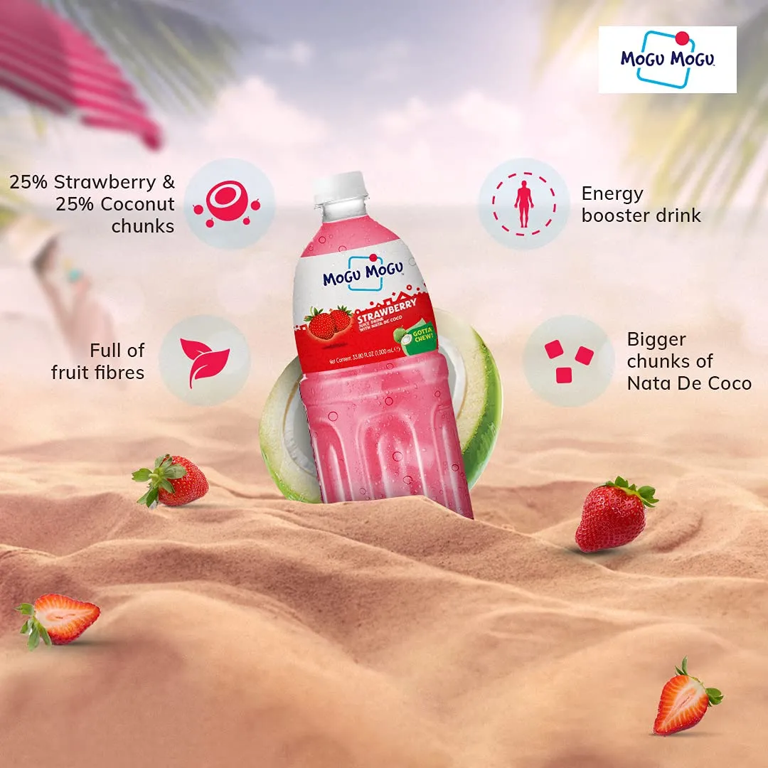 Mogu Mogu Strawberry 500ml (24pk)