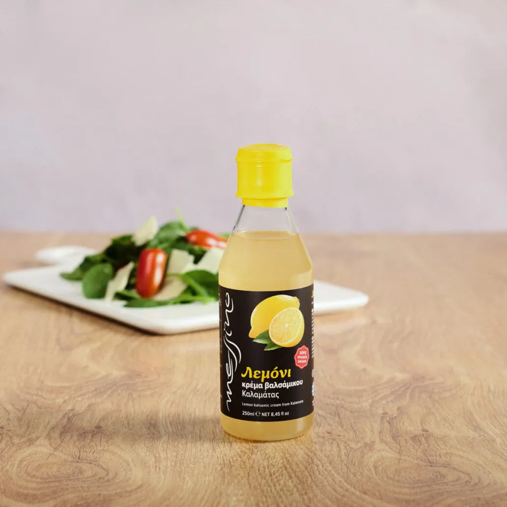 Messino Lemon Balsamic Glaze imported from Greece, 250 ml