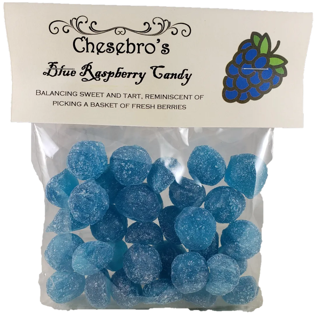 Blue Raspberry Hard Candy Drops, 4.5 oz.