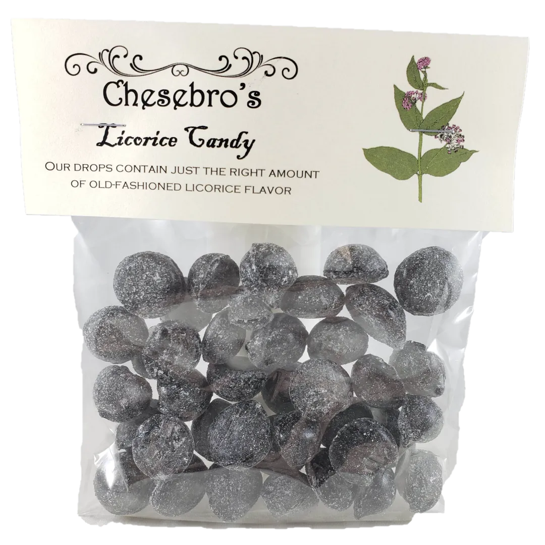 Licorice Hard Candy Drops, 4.5 oz.