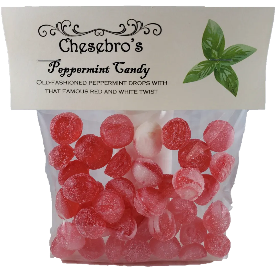 Peppermint  Hard Candy Drops, 4.5 oz.