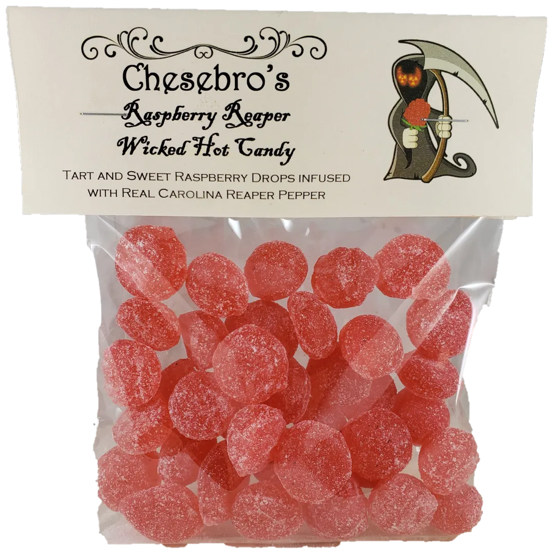 Raspberry Reaper Spicy Hard Candy Drops, 4.5 oz.