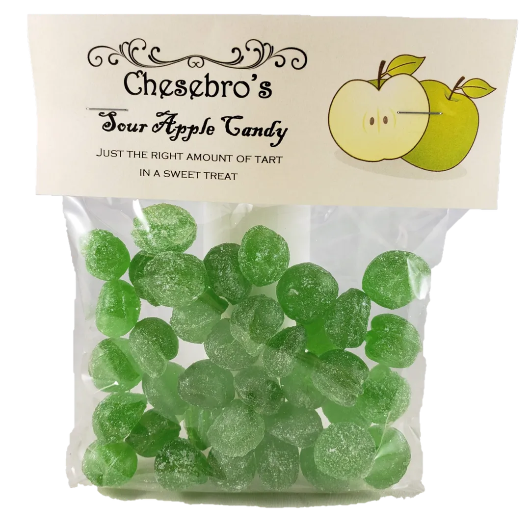 Sour Apple Hard Candy Drops, 4.5 oz.