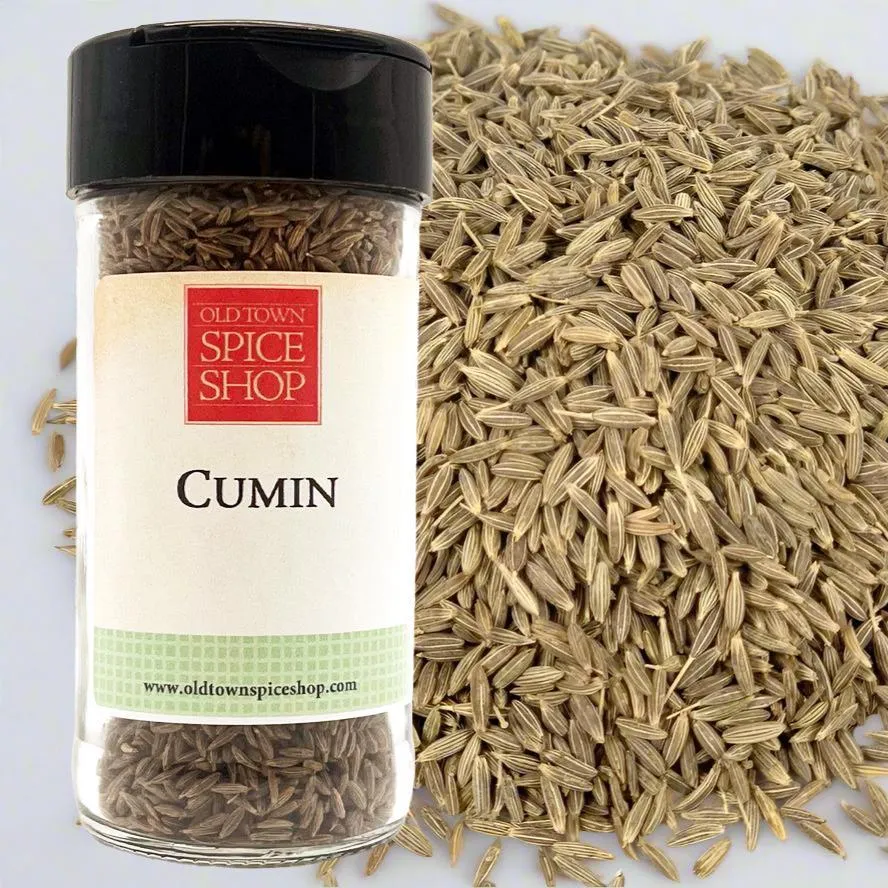 Cumin Seed, Fresh Gourmet Spice - Case of 12 Jars