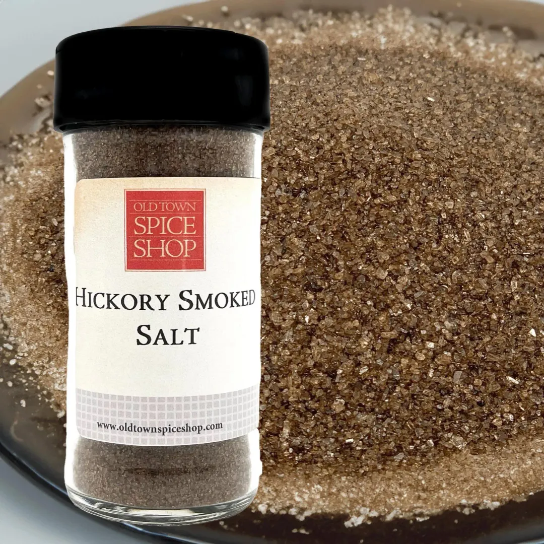 Hickory Smoked Salt, Sea Salt for Cooking, Gourmet Salt - Case of 12 Jars