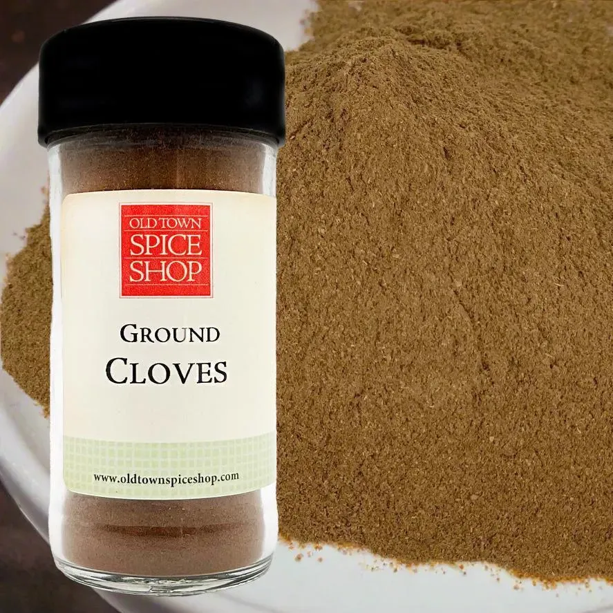 Cloves, Ground, Fresh Gourmet Spice - Case of 12 Jars