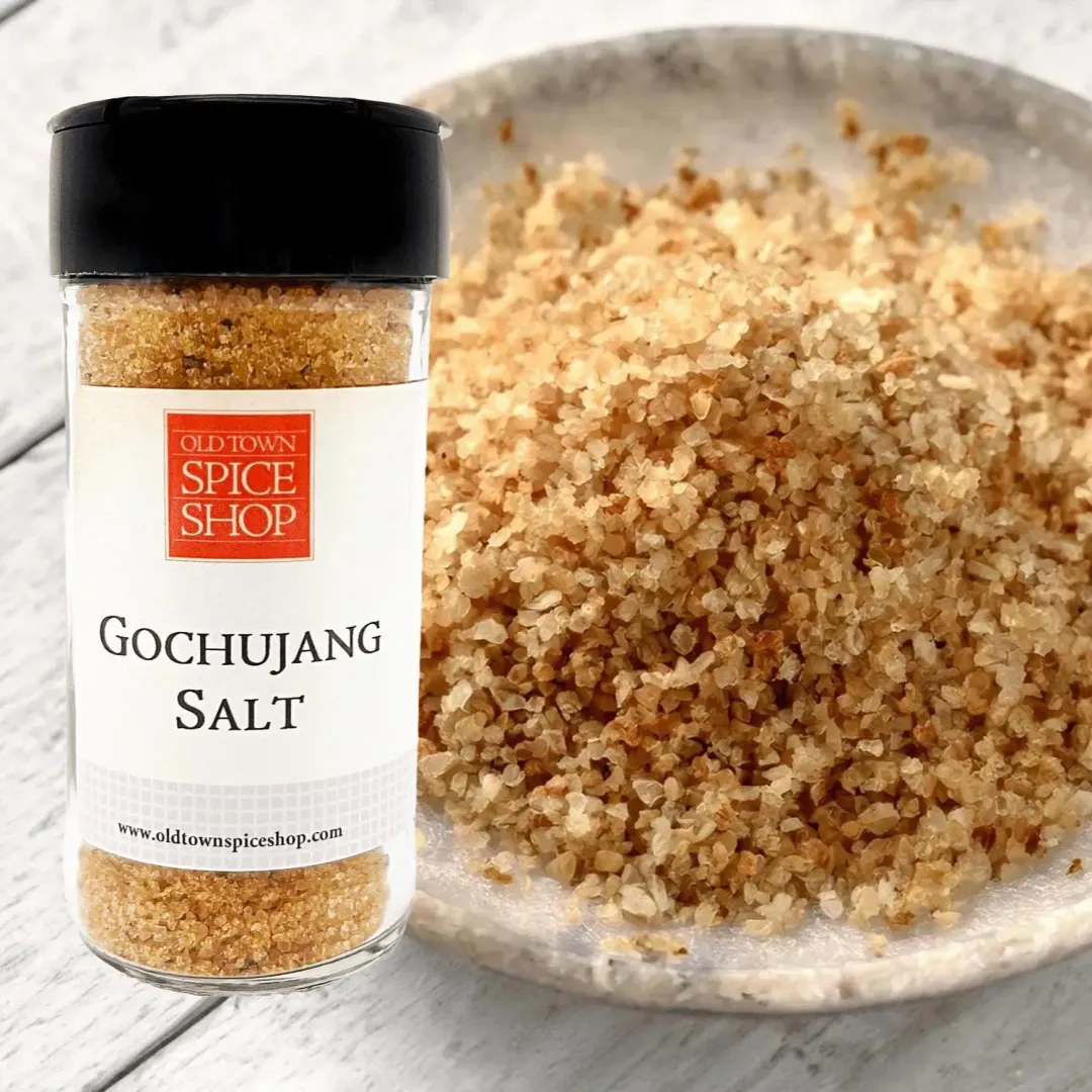 Gochujang Sea Salt for Cooking & Grilling, Gourmet Salt, Cocktail Rimming Salt - Case of 12 Jars 