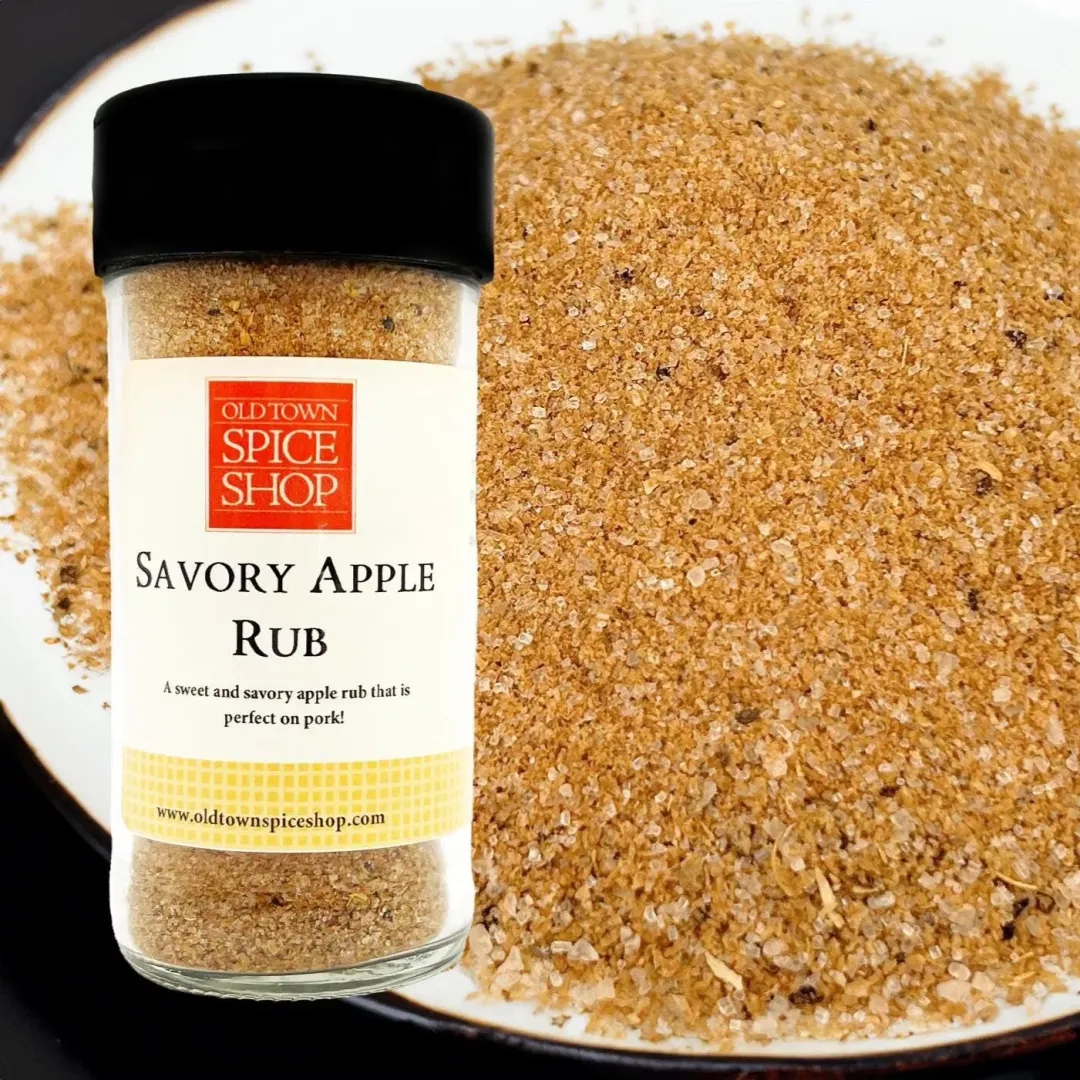 Savory Apple Rub, Gourmet Seasonings & Spices - Case of 12 Jars