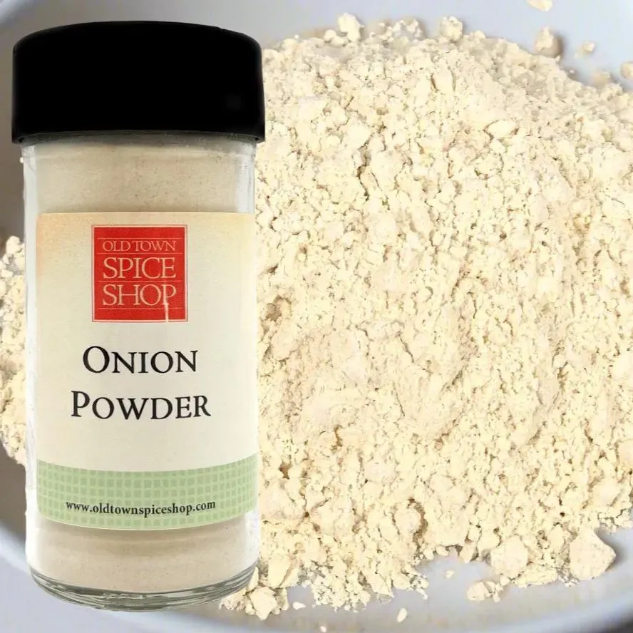Onion Powder, Ground Dried Onion, Gourmet Spices & Seasoning - Case of 12 Jars