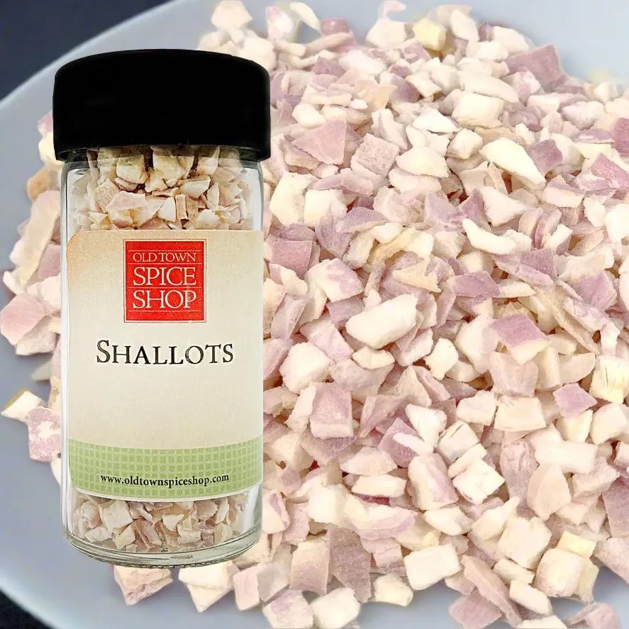 Shallots (Freeze Dried), Dried High Quality Spices - Case of 12 Jars