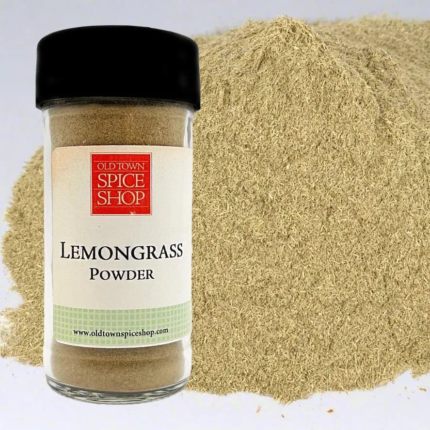 Lemongrass Powder, Gourmet Spices and Seasoning - Case of 12 Jars