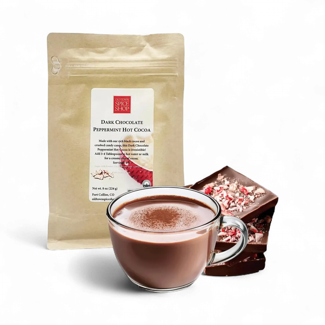 Dark Chocolate Peppermint, Hot Chocolate Powder  