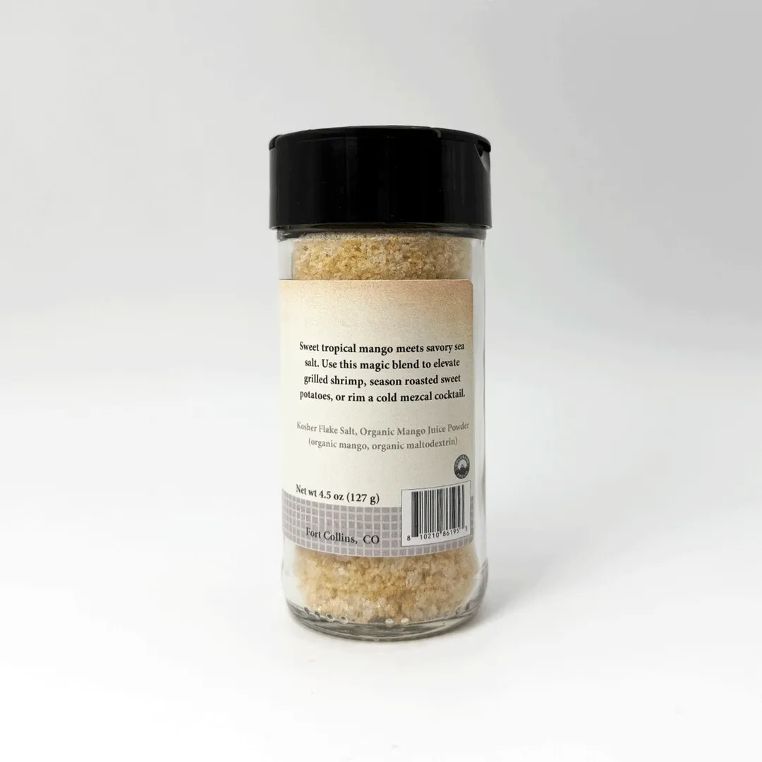Mango Salt, Fruit Flavored Salt - Case of 12 Jars