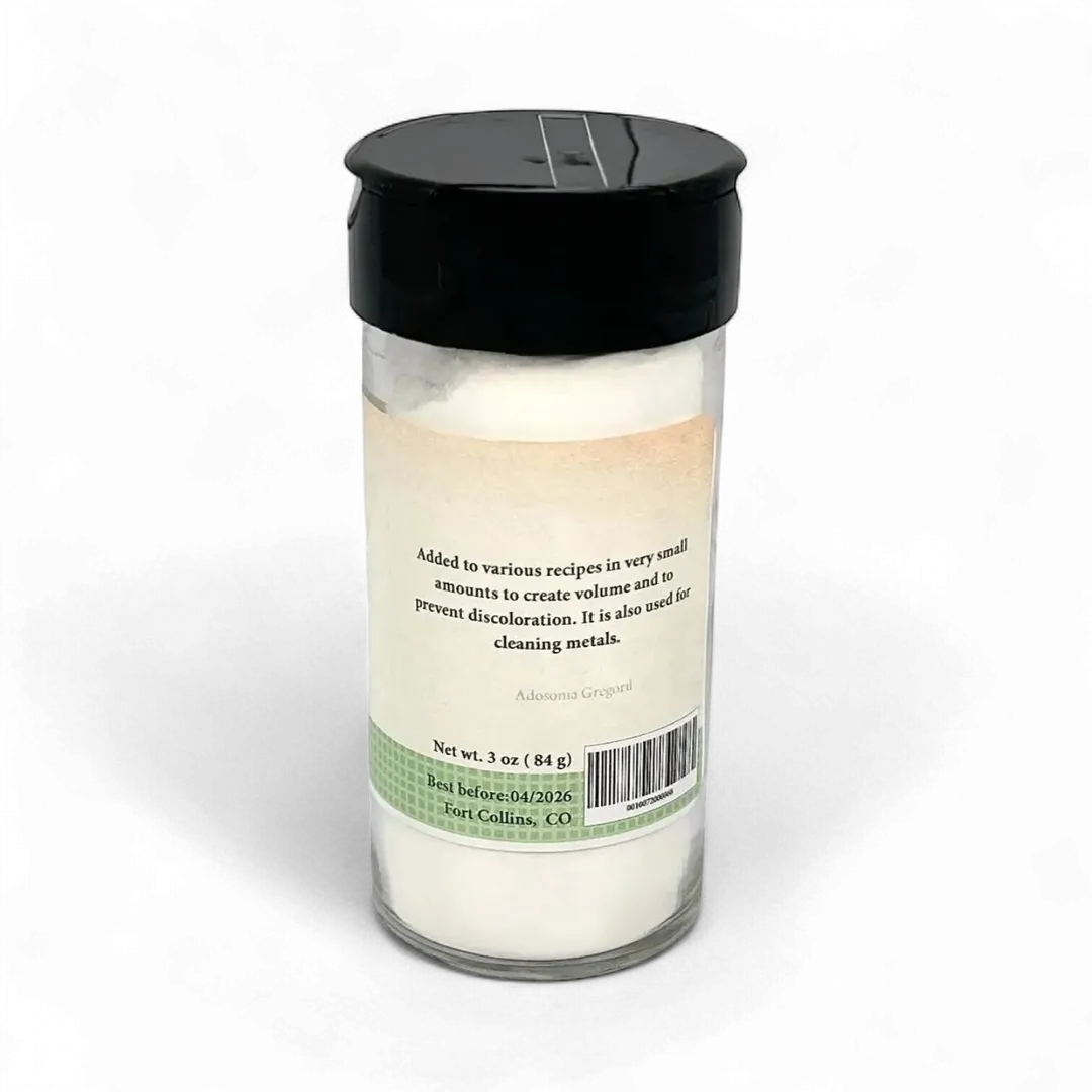 Cream of Tartar, Meringue and Whipped Cream Powder - Case of 12 Jars
