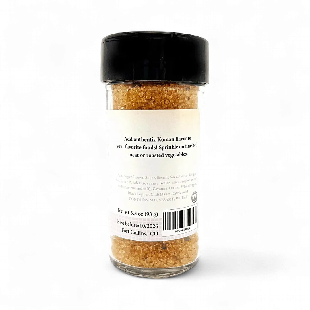 Gochujang Sea Salt for Cooking & Grilling, Gourmet Salt, Cocktail Rimming Salt - Case of 12 Jars 