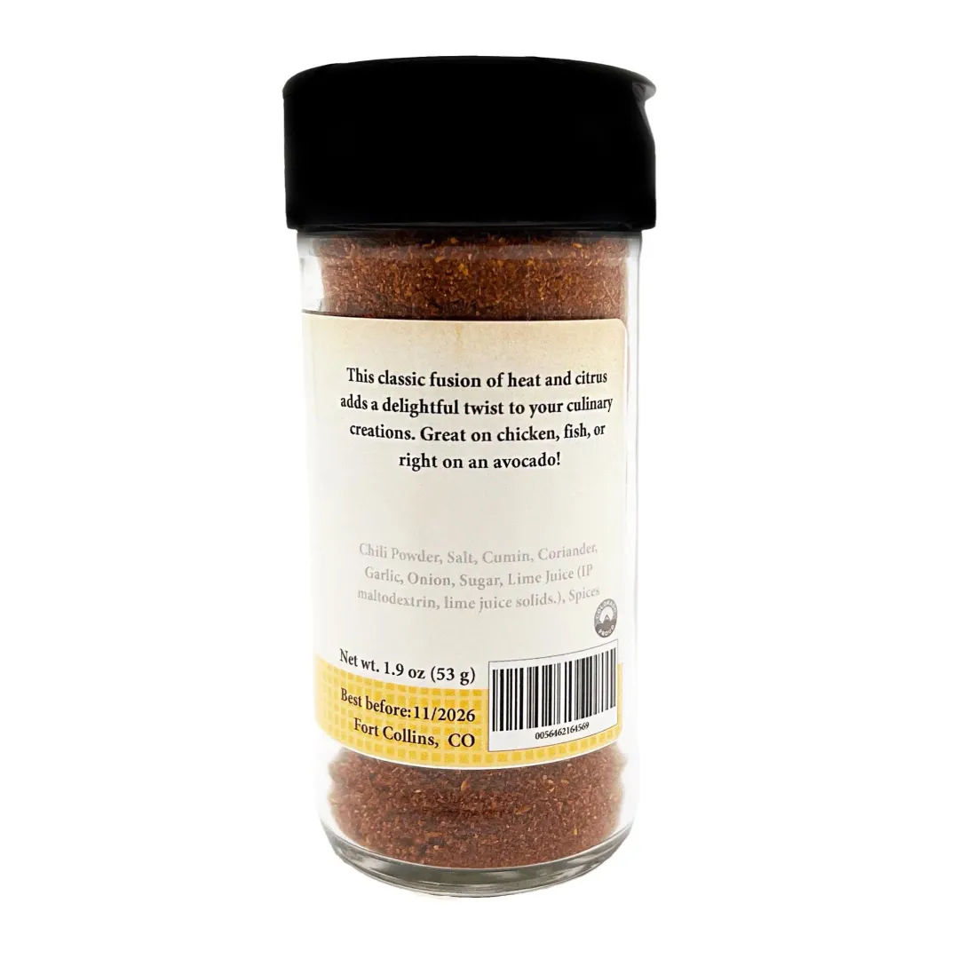 Chili Lime Seasoning, Gourmet Spices - Case of 12 Jars