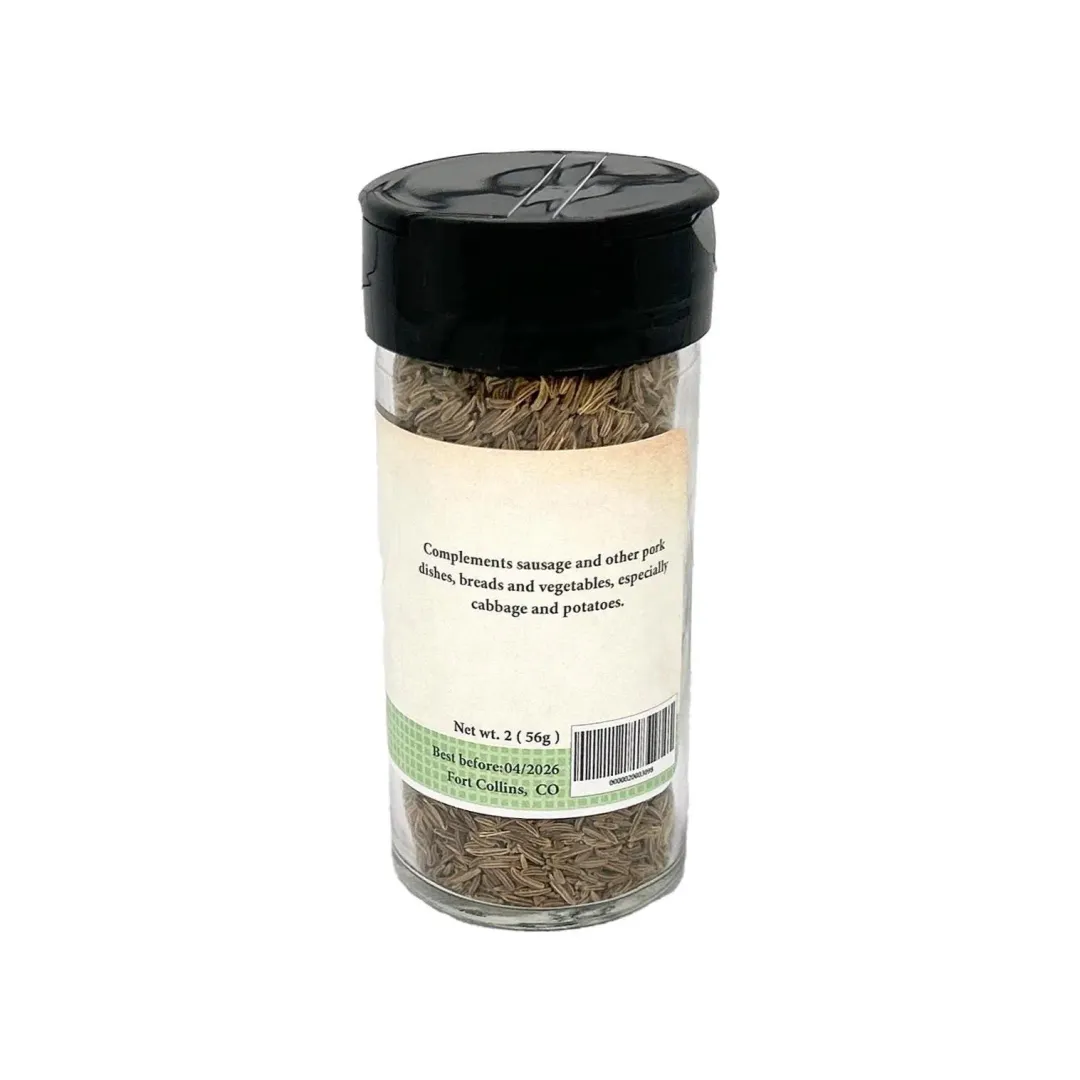 Caraway Seed, Fresh Gourmet Spice - Case of 12 Jars