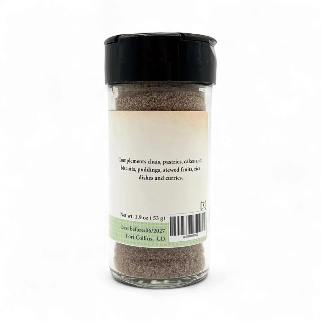 Cardamom Seed, Ground, Fresh Gourmet Spice - Case of 12 Jars