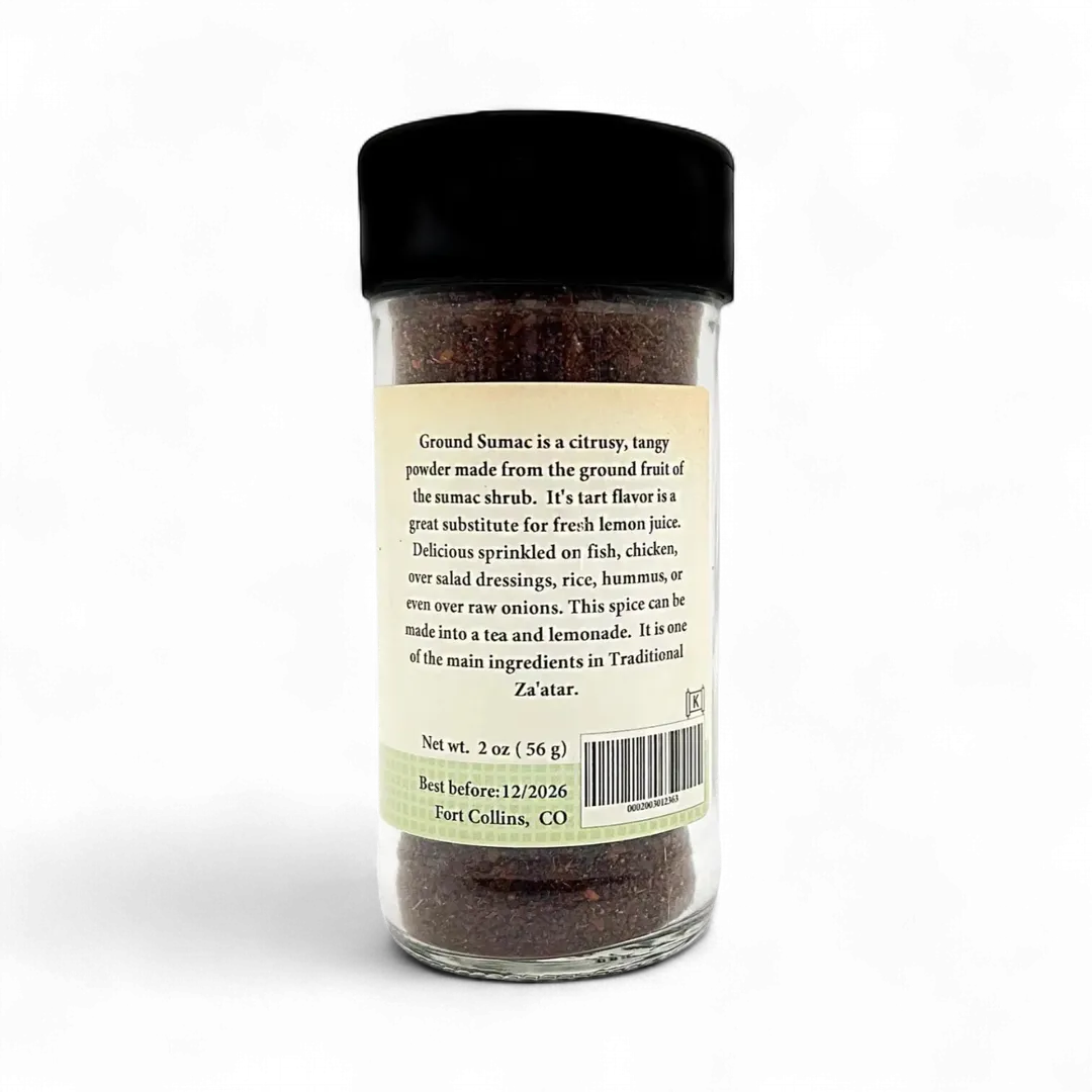 Sumac Tangy Versatile Dried Spice - Case of 12 Jars