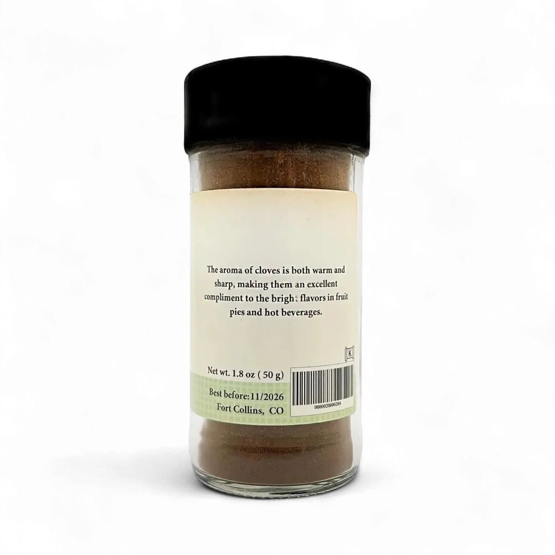 Cloves, Ground, Fresh Gourmet Spice - Case of 12 Jars