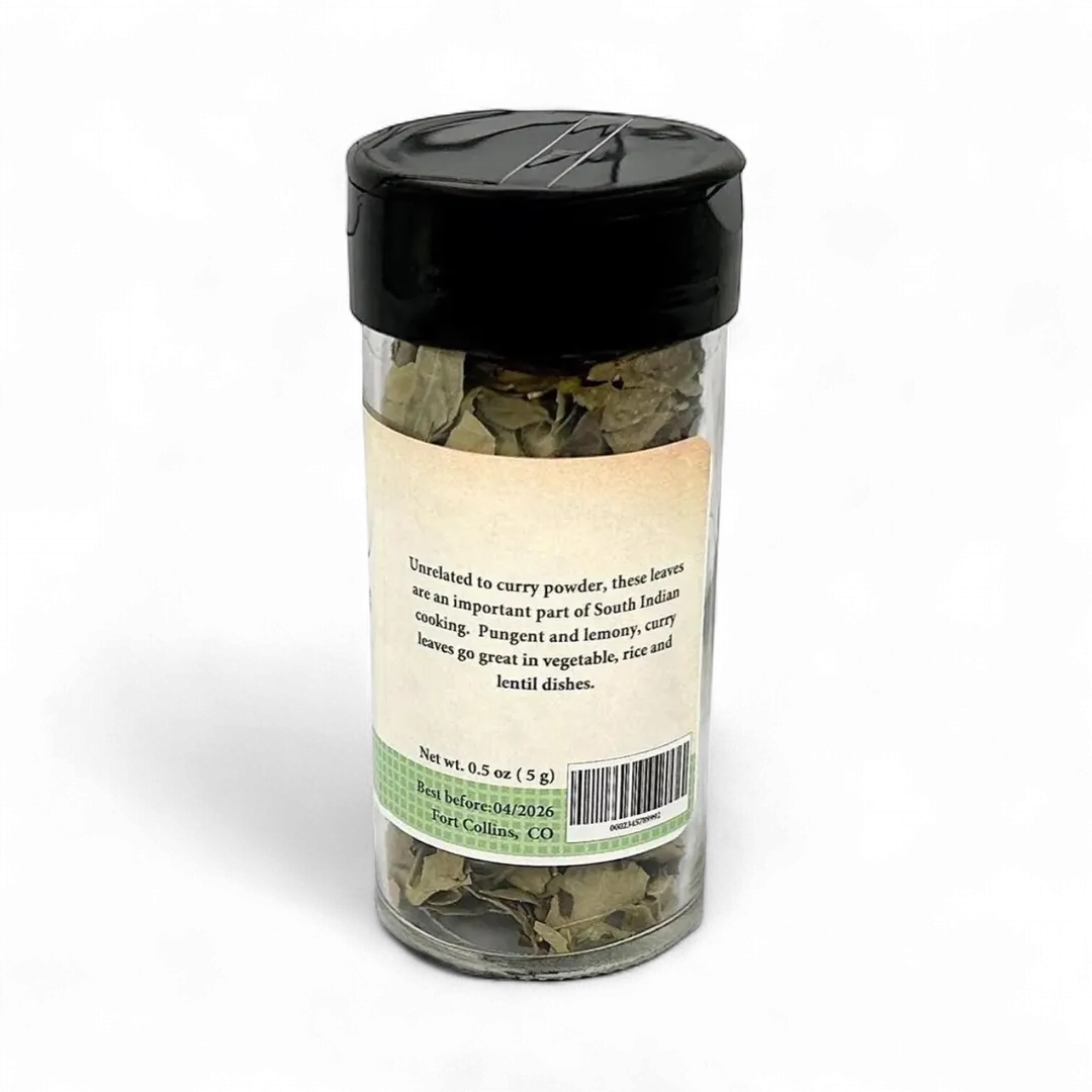 Curry Leaf, Fresh Gourmet Spice, Dried Curry Leaf Indian - Case of 12 Jars