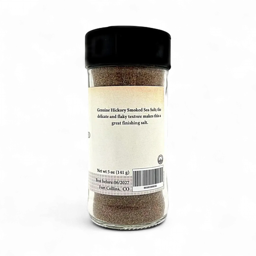 Hickory Smoked Salt, Sea Salt for Cooking, Gourmet Salt - Case of 12 Jars